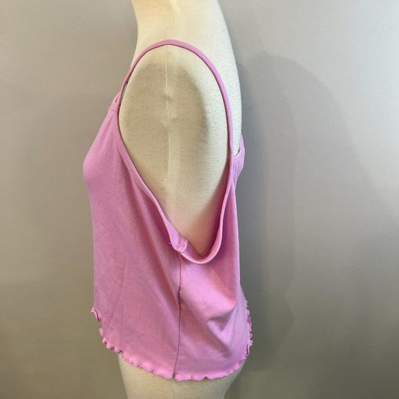 NWOT BP Square Neck Crop Camisole in Purple Tulip (2X) - Picture 7 of 11